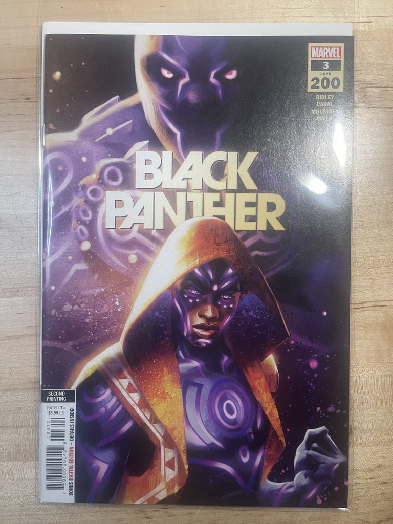 BLACK PANTHER 3 SECOND PRINT VARIANT MARVEL COMICS