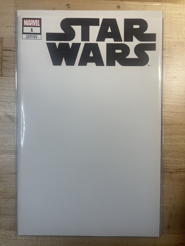 STAR WARS 1 BLANK SKETCH VARIANT MARVEL COMICS 2020