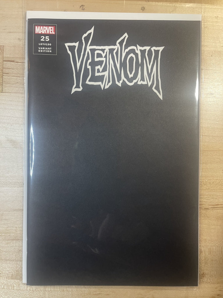 VENOM 25 BLANK SKETCH VARIANT MARVEL COMICS
