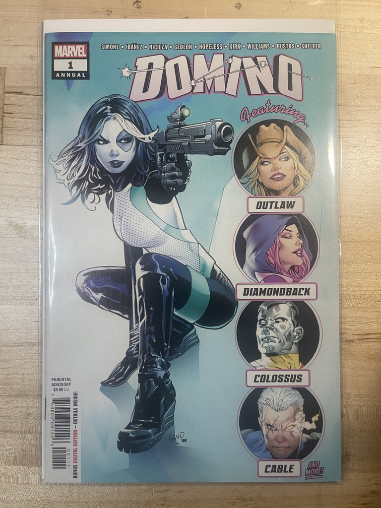 DOMINO ANNUAL 1 COVER A GREG LAND 2018