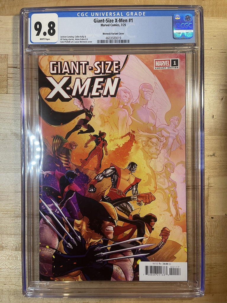 GIANT SIZE X-MEN 1 WERNECK 1:25 VARIANT CGC 9.8 Marvel Comics