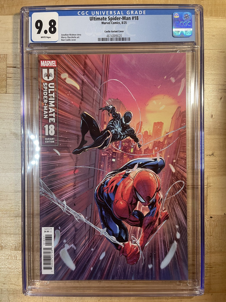 ULTIMATE SPIDER-MAN 18 COELLO VARIANT CGC 9.8 Marvel Comics