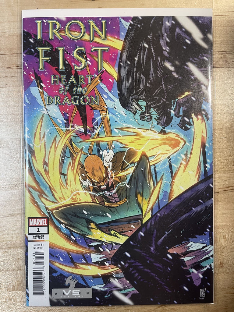 IRON FIST: HEART OF THE DRAGON 1 JACINTO ALIEN VARIANT MARVEL COMICS