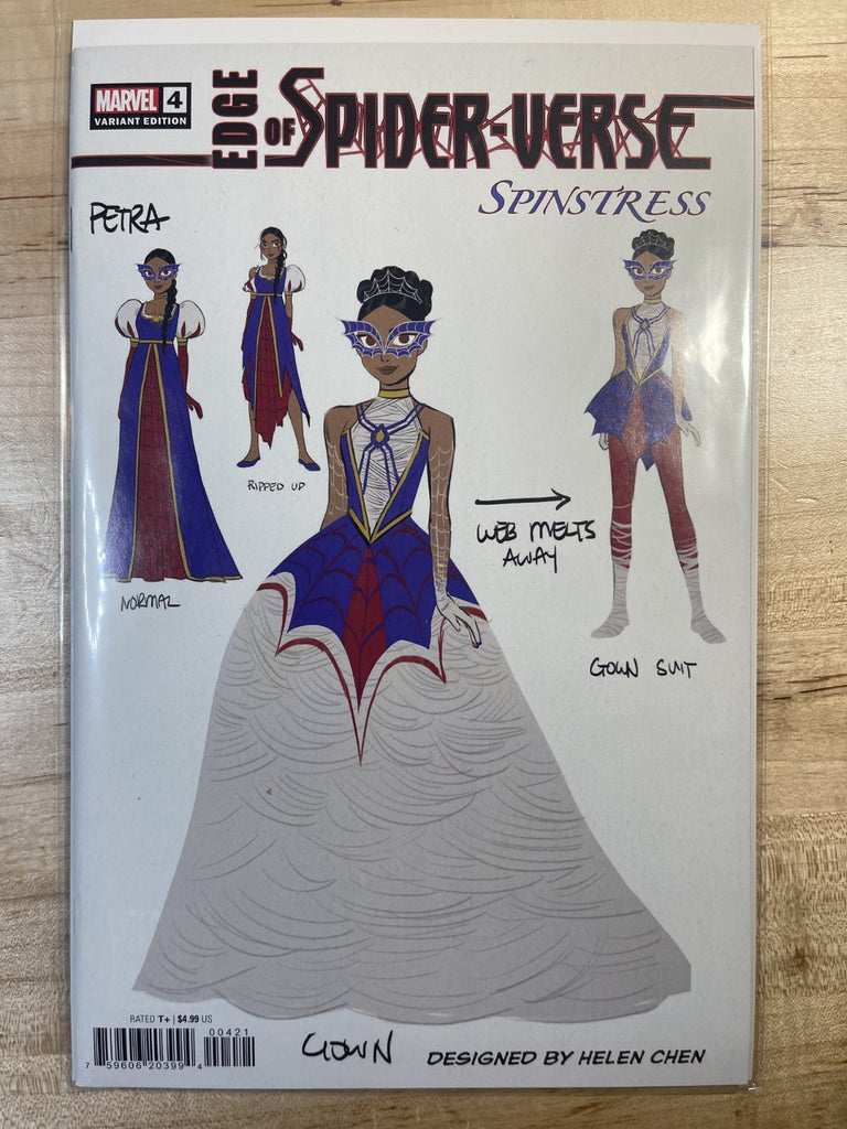 EDGE OF SPIDER-VERSE 4 CHEN 1:10 DESIGN VARIANT MARVEL COMICS