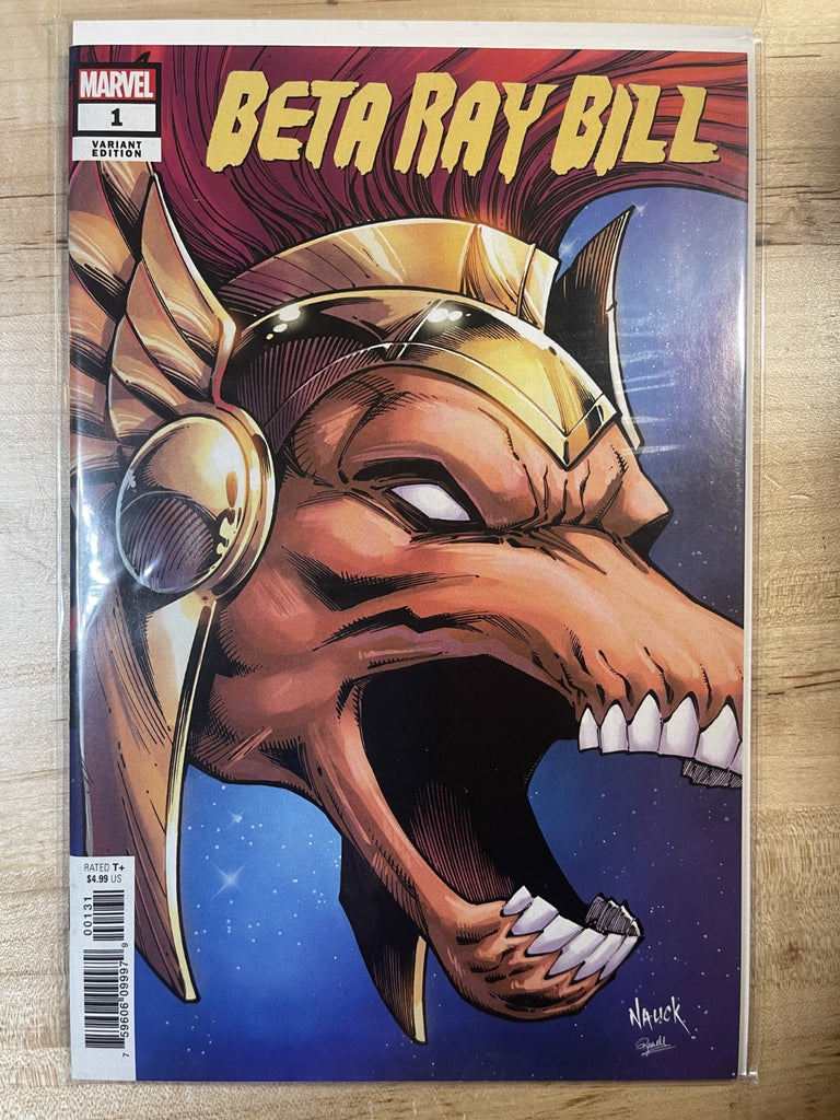 BETA RAY BILL 1 TODD NAUCK HEADSHOT VARIANT MARVEL COMICS