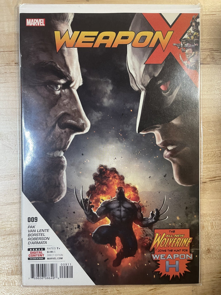 WEAPON X 9 COVER A SKAN MARVEL COMICS
