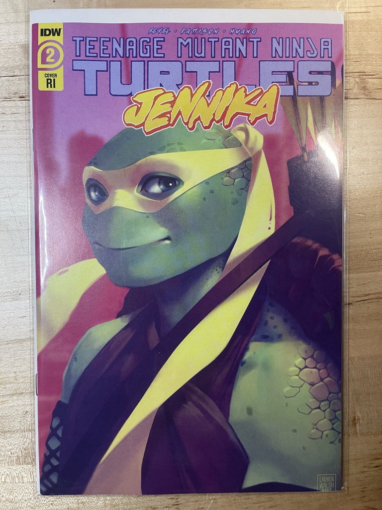 TEENAGE MUTANT NINJA TURTLES JENNIKA #2 1:10 LAUREN WALSH VARIANT