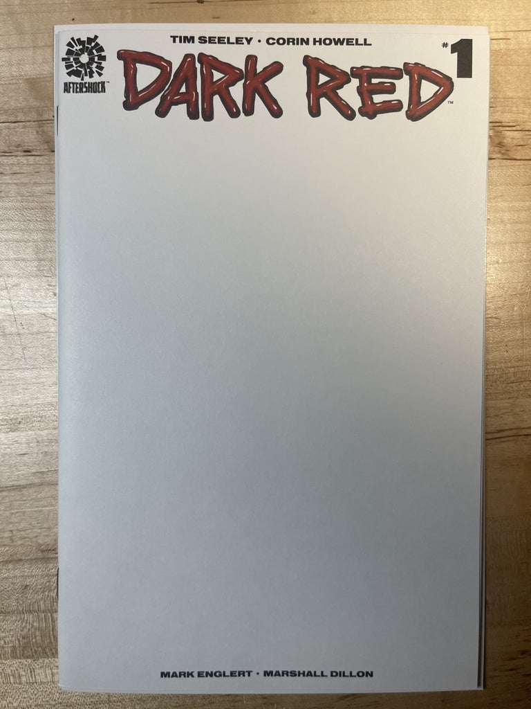 DARK RED 1 BLANK SKETCH VARIANT AFTERSHOCK COMICS