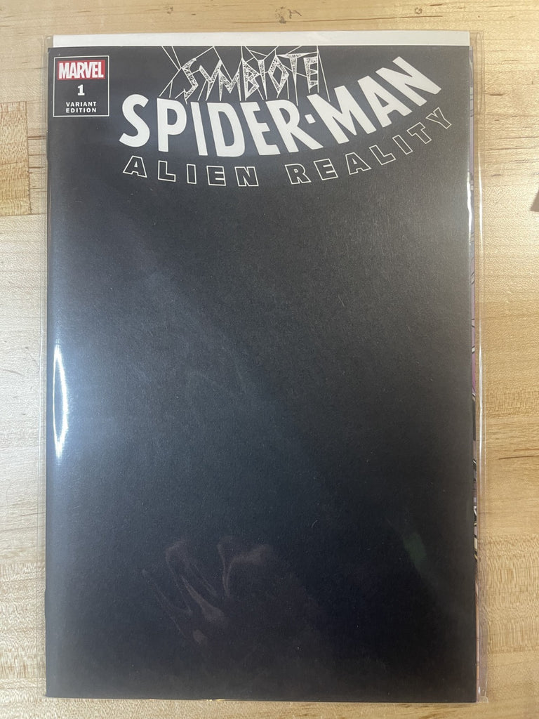 SYMBIOTE SPIDER-MAN ALIEN REALITY 1 BLANK SKETCH VARIANT