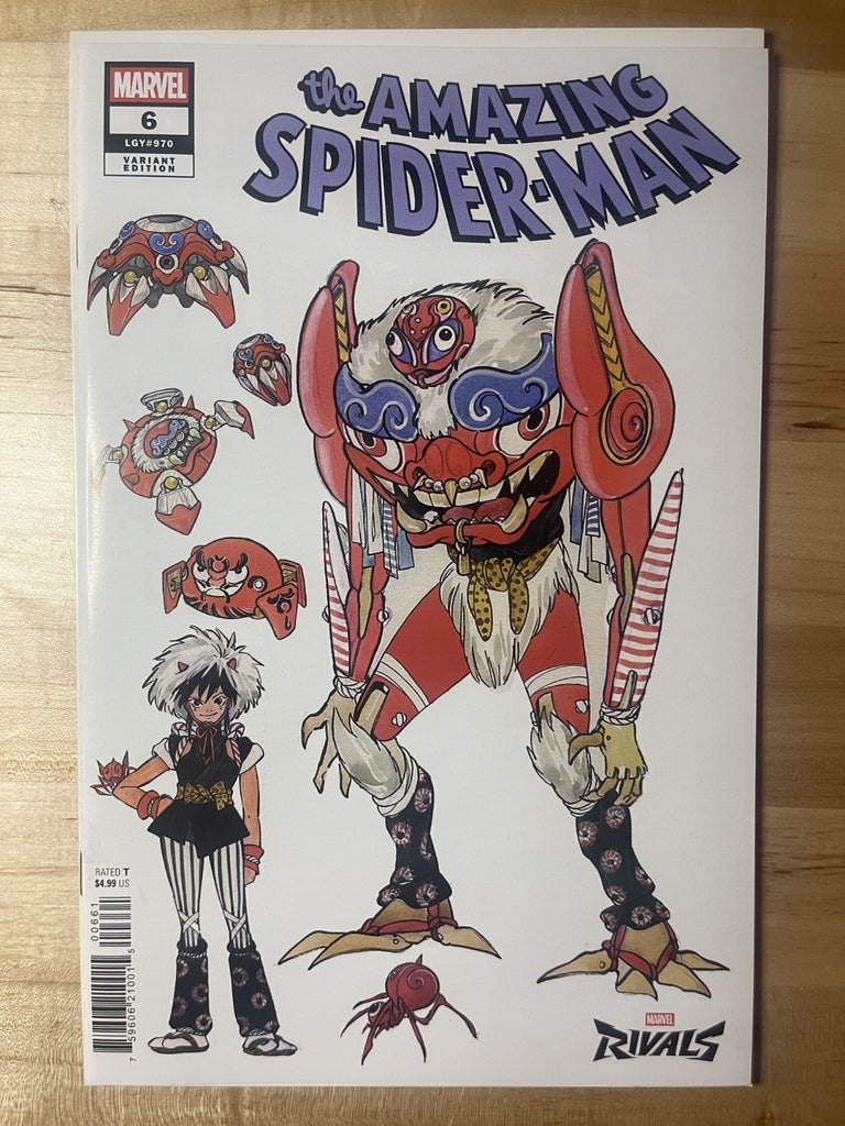 AMAZING SPIDER-MAN 6 PEACH MOMOKO VARIANT MARVEL COMICS 2025