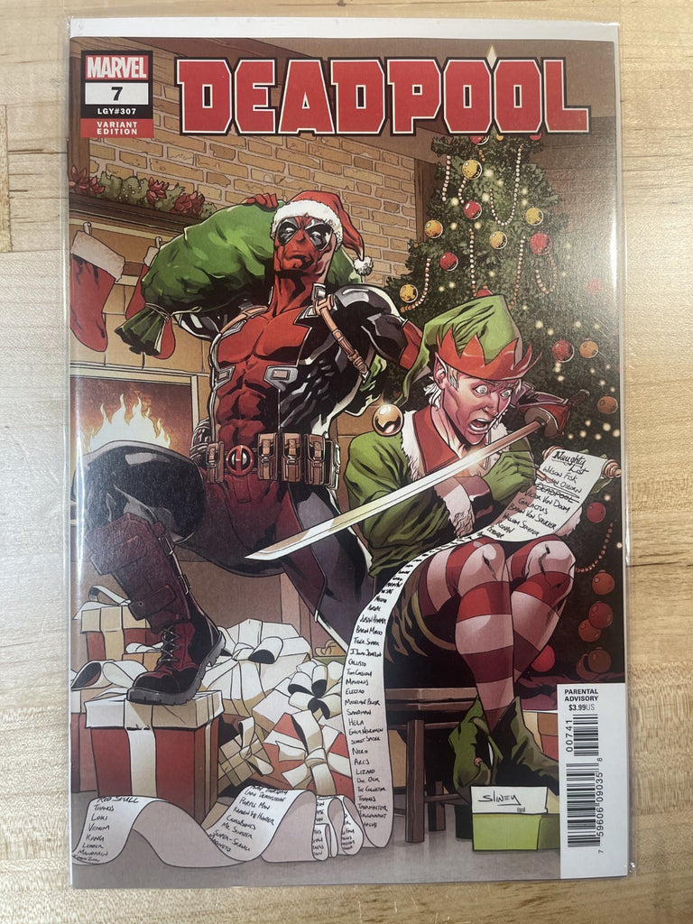 DEADPOOL 7 SLINEY VARIANT MARVEL COMICS 2019