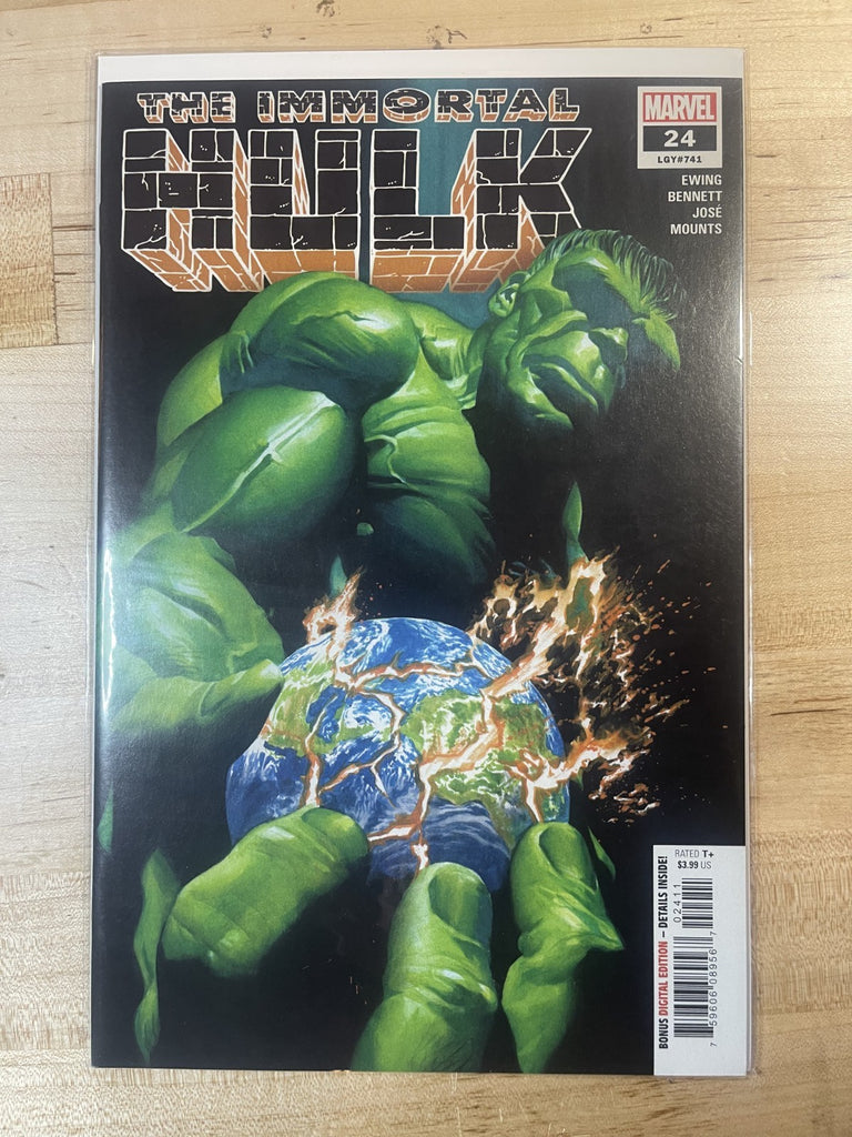 IMMORTAL HULK 24 COVER A ALEX ROSS MARVEL COMICS