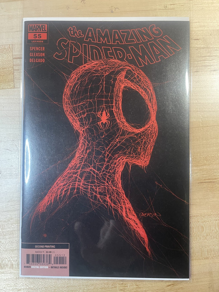 AMAZING SPIDER-MAN 55 GLEASON SECOND PRINT RED WEBHEAD VARIANT
