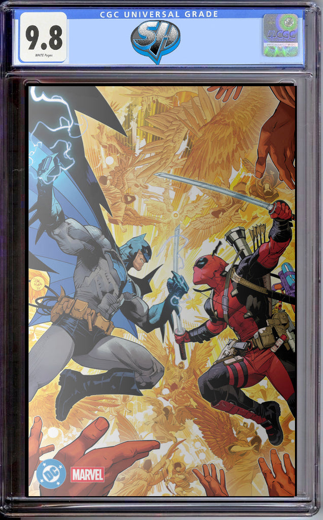 BATMAN DEADPOOL 1 COVER T MORA FOIL CGC 9.8 Pre-Sale