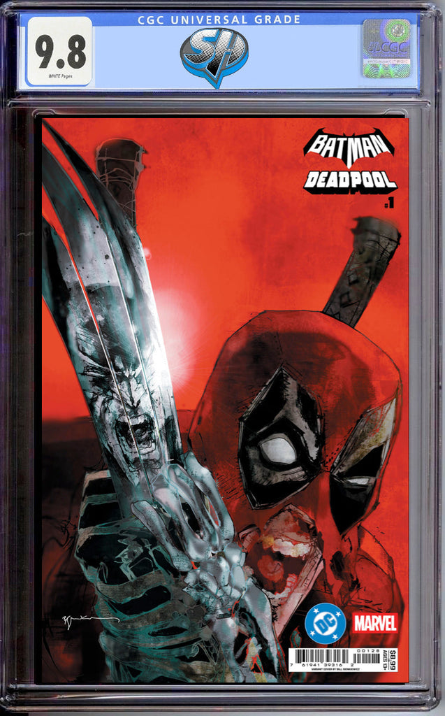 BATMAN DEADPOOL 1 COVER Q SIENKIEWICZ CGC 9.8 Pre-Sale