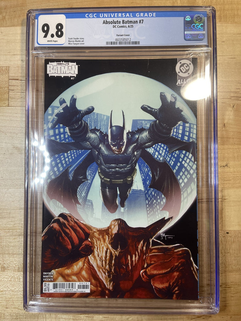 ABSOLUTE BATMAN 7 SUAYAN VARIANT CGC 9.8 DC Comics