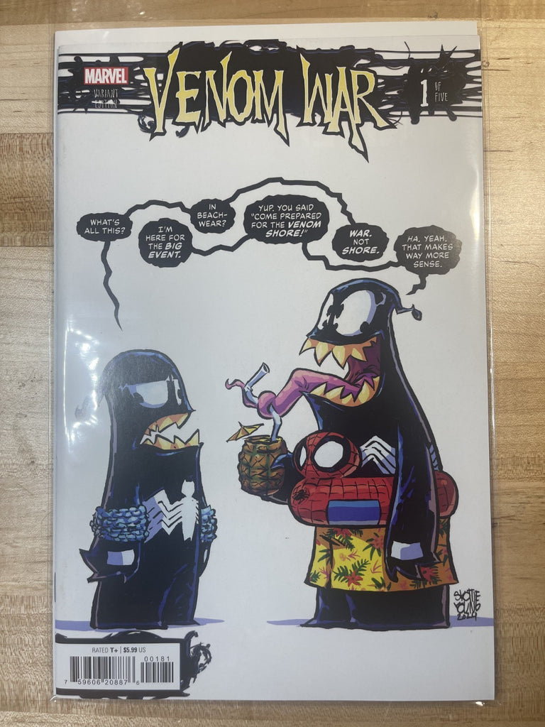 VENOM WAR 1 SKOTTIE YOUNG VARIANT MARVEL COMICS
