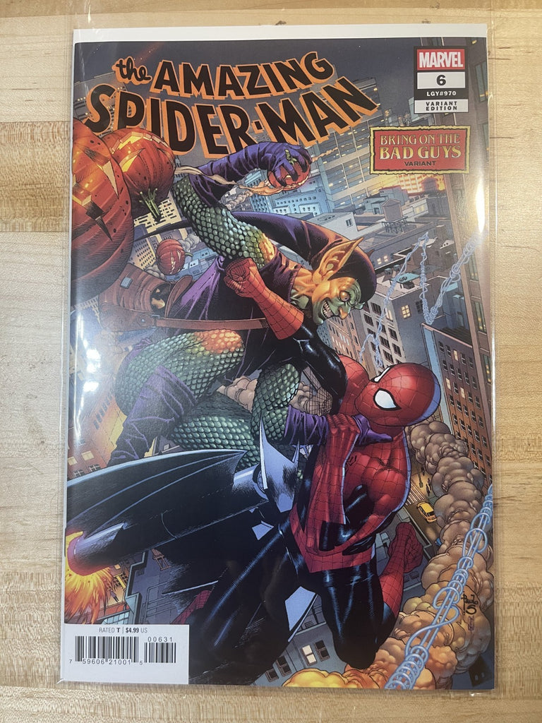AMAZING SPIDER-MAN 6 BRING ON THE BAD GUYS SIQUIERA VARIANT MARVEL COMICS