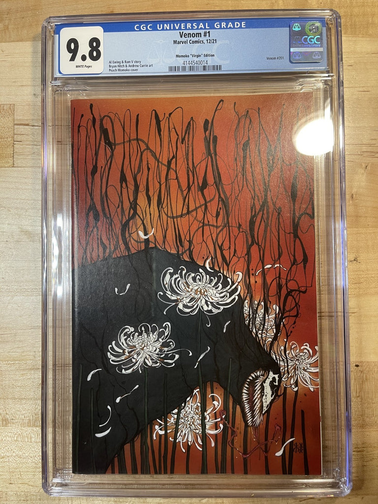 VENOM 1 PEACH MOMOKO 1:100 VIRGIN VARIANT CGC 9.8 Marvel Comics