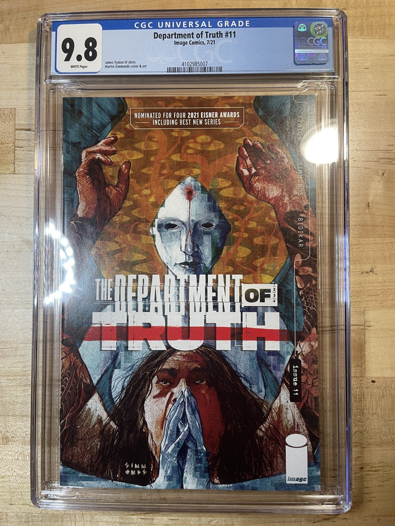 DEPARTMENT OF TRUTH 11 COVER A SIMMONDS CGC 9.8 IMAGE Comics