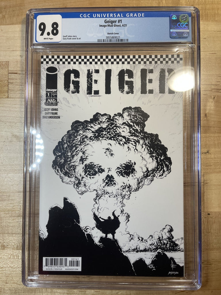 GEIGER 1 ONE PER STORE SKETCH VARIANT CGC 9.8 IMAGE COMICS