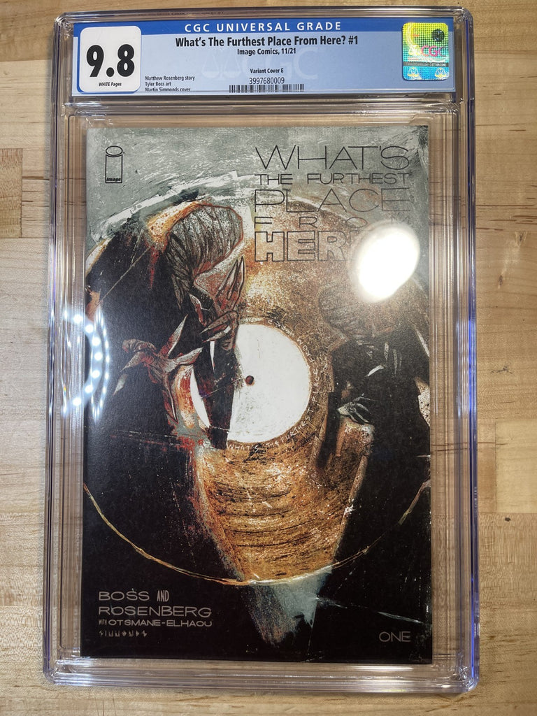 WHATS THE FURTHEST PLACE FROM HERE 1 COVER E SIMMONDS 1:25  CGC 9.8 IMAGE COMICS