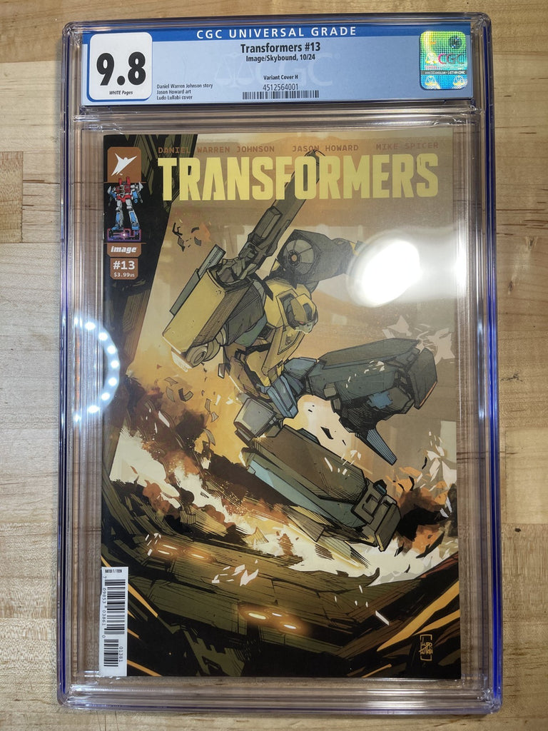 TRANSFORMERS 13 LULLABI VARIANT CGC 9.8 IMAGE COMICS
