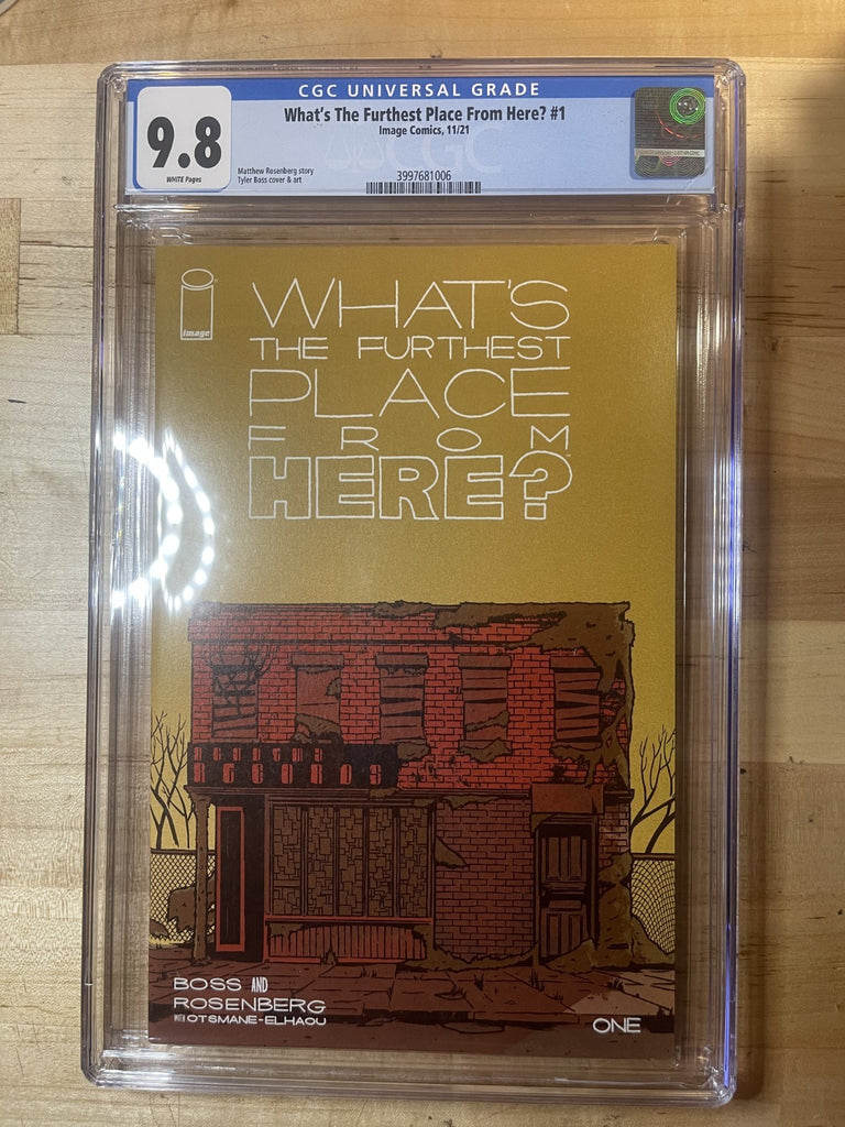 WHATS THE FURTHEST PLACE FROM HERE 1 COVER A BOSS CGC 9.8 IMAGE Comics