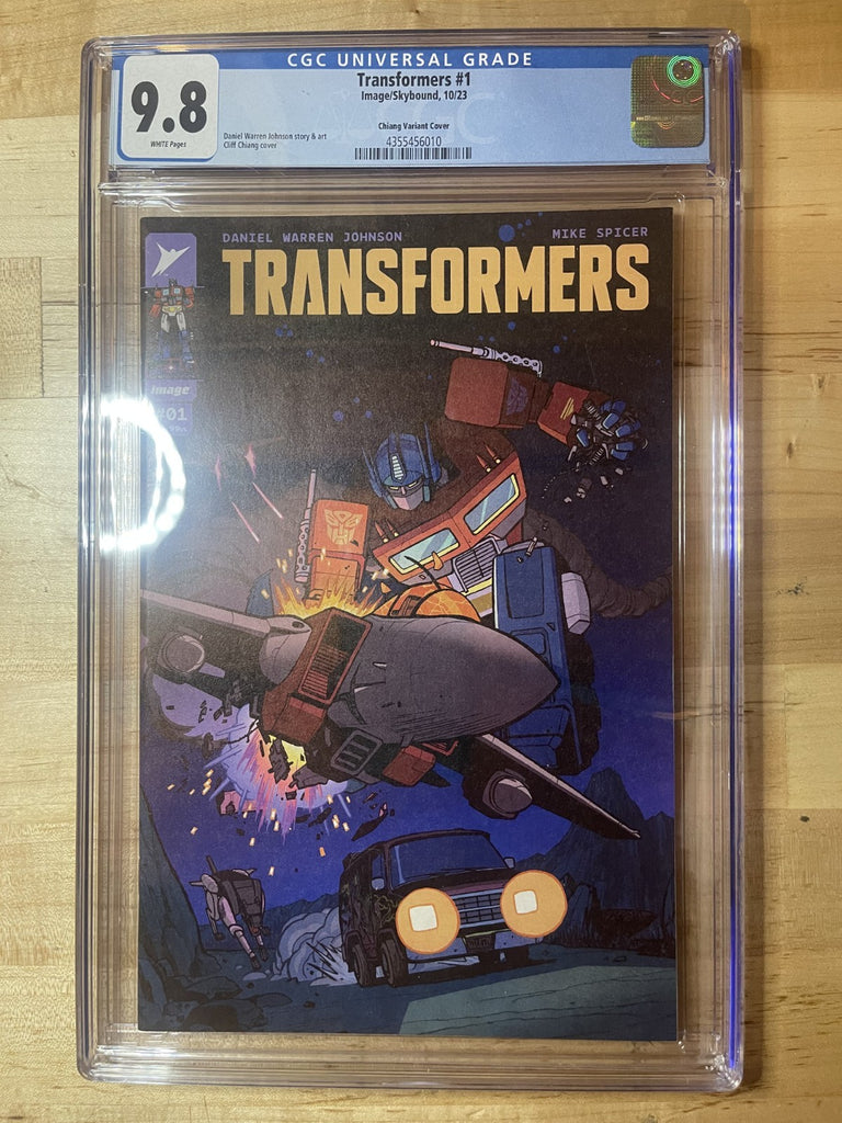 TRANSFORMERS 1 COVER F CHAING 1:25 VARIANT CGC 9.8 IMAGE COMICS 2023