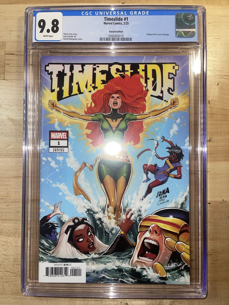 TIMESLIDE 1 DAVID NAKAYAMA VARIANT CGC 9.8 Marvel Comics 2025
