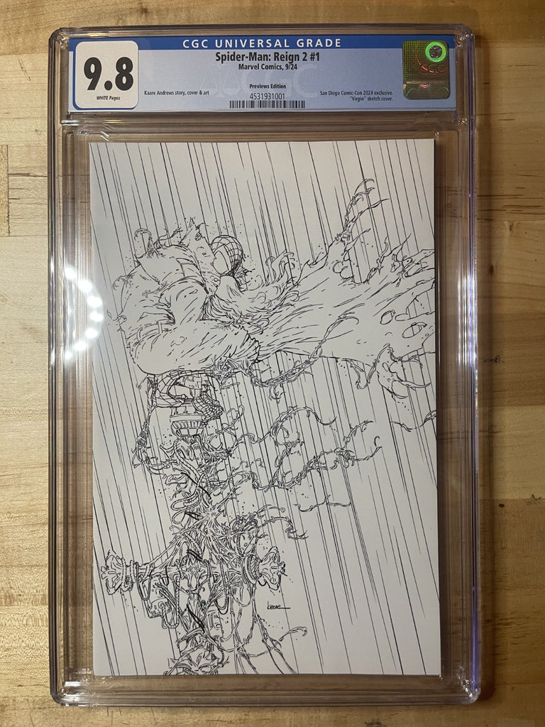 SPIDER-MAN REIGN 2 1 2025 SDCC PX VARIANT CGC 9.8 Marvel Comics 2024