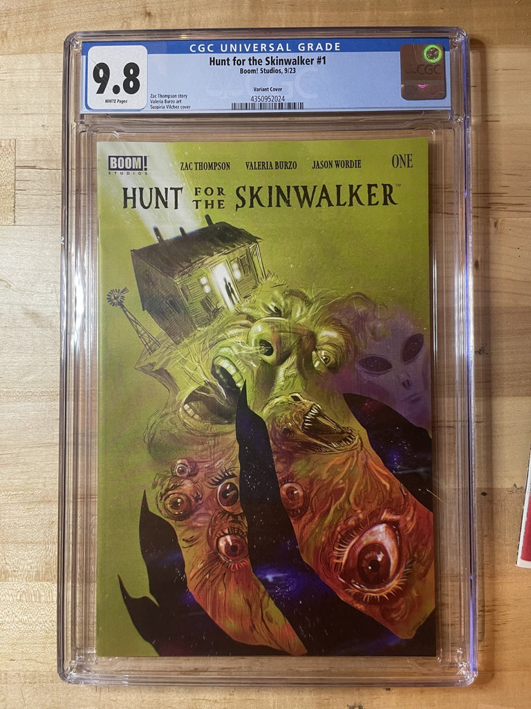 HUNT FOR THE SKINWALKER 1 COVER B VILCHEZ CGC 9.8 BOOM STUDIOS 2023