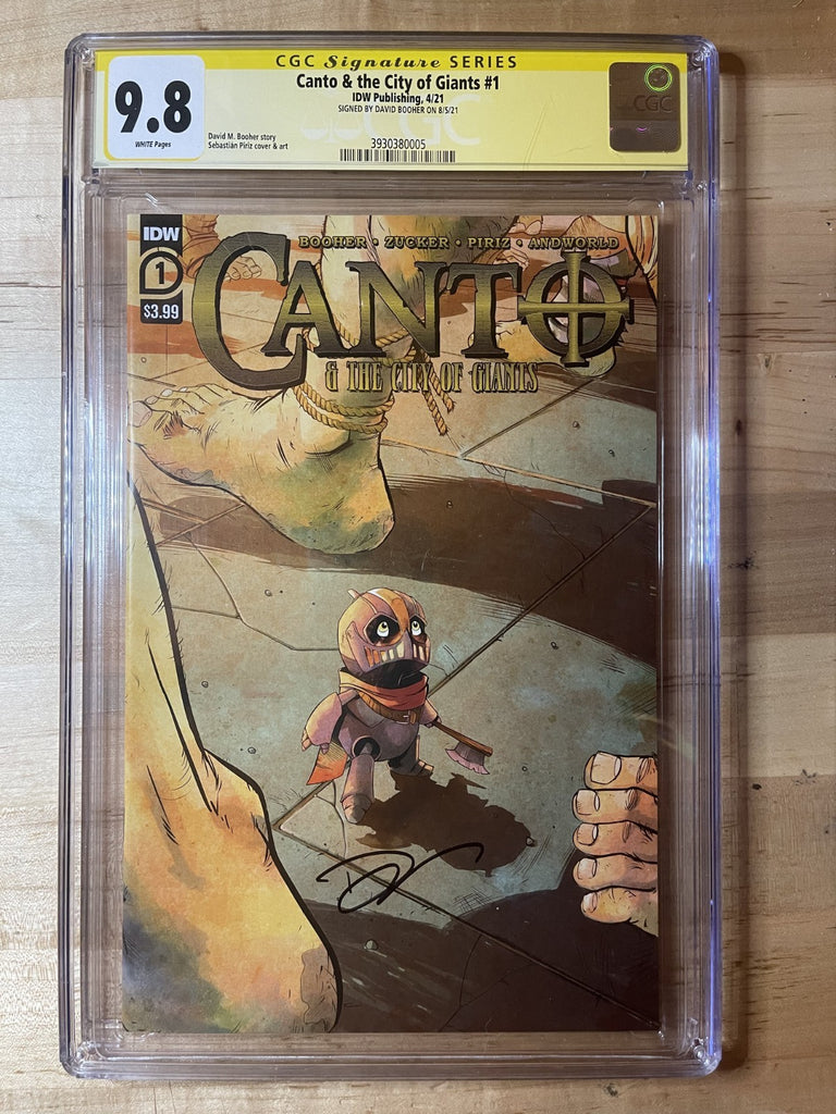 CANTO & CITY OF GIANTS 1 COVER A CGC 9.8 SS IDW Comics 2021
