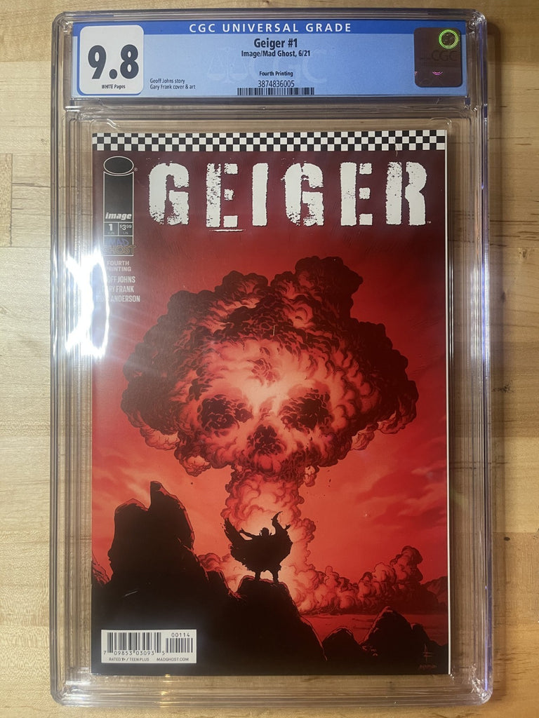 GEIGER 1 FOURTH PRINT CGC 9.8 IMAGE COMICS 2021