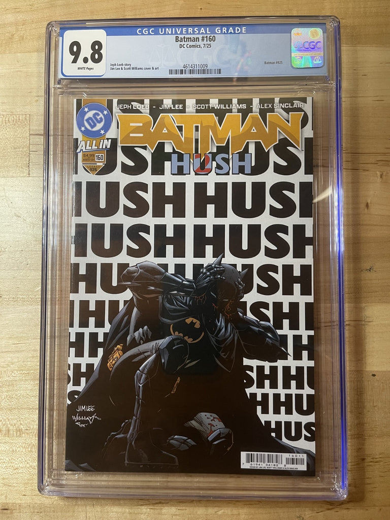 BATMAN 160 COVER A  JIM LEE & SCOTT  WILLIAMS CGC 9.8 DC Comics 2025