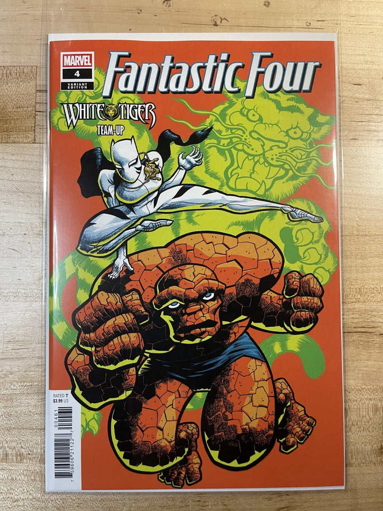 FANTASTIC FOUR 4 GONZO WHITE TIGER VARIANT MARVEL COMICS