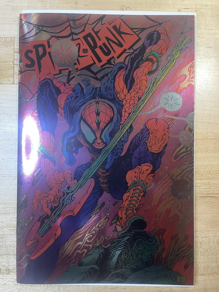 SPIDER-PUNK ARMS RACE 1 BERTRAM FOIL VARIANT MARVEL COMICS