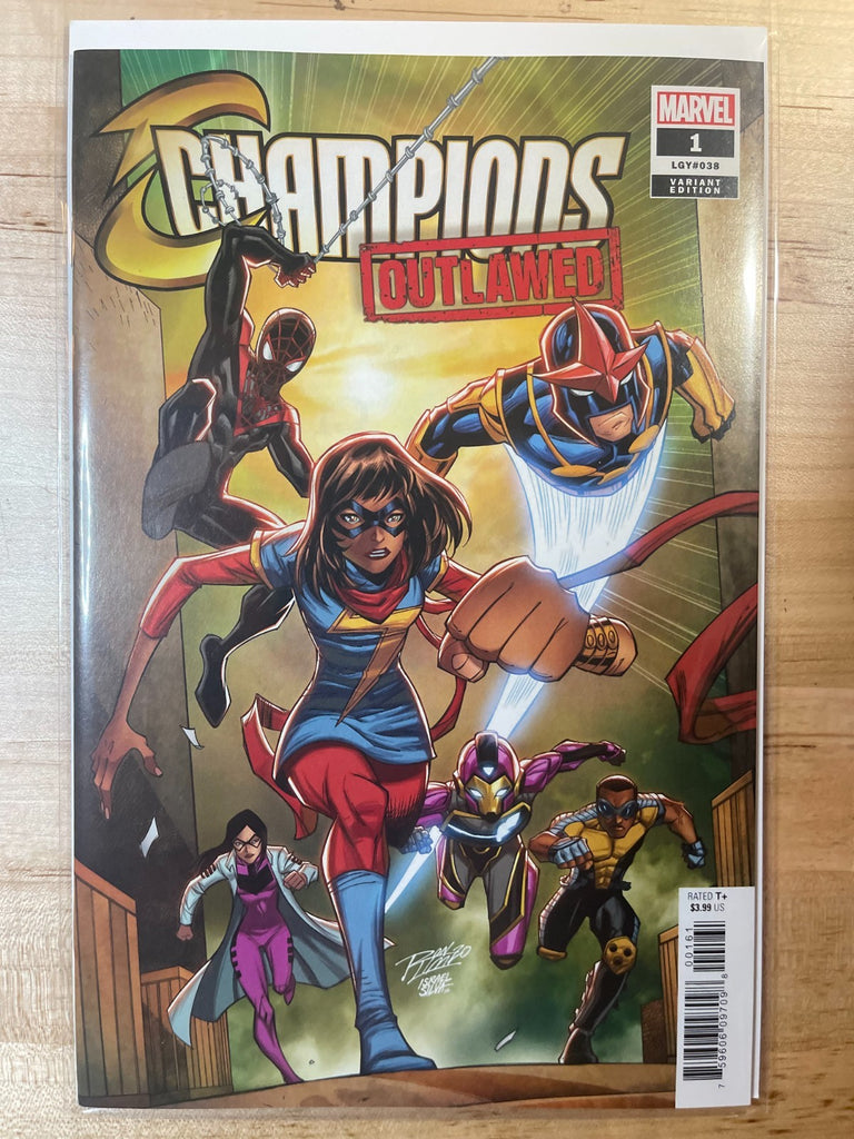 NEW CHAMPIONS OUTLAWED 1 RON LIM VARIANT MARVEL COMICS