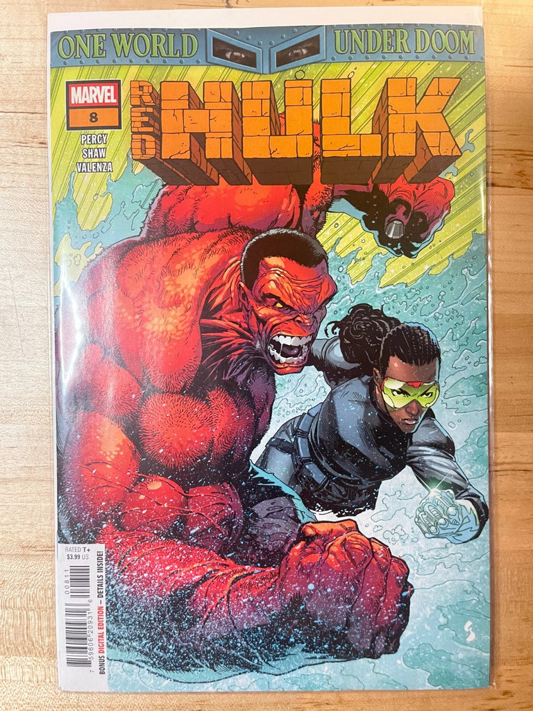 RED HULK 8 COVER A SHAW MARVEL COMICS 2025