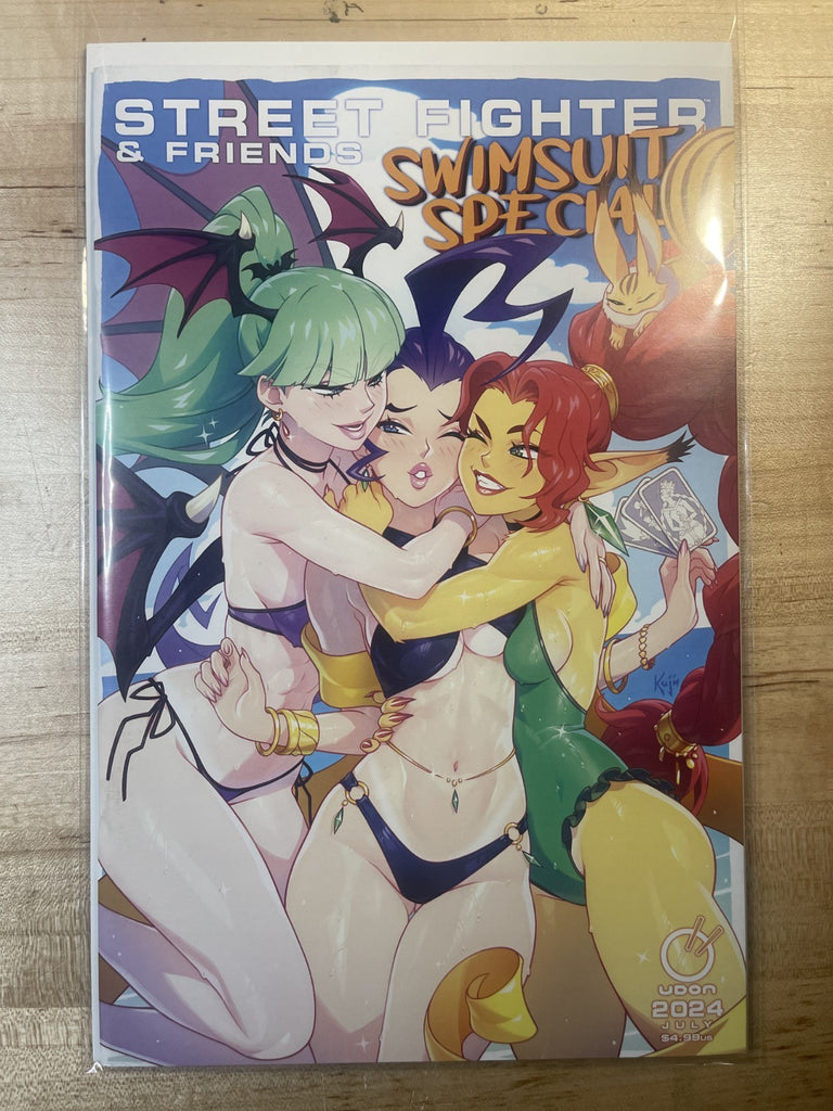 STREET FIGHTER AND FRIENDS 2024 SWIMSUIT SPECIAL COVER B KAJIN MAN