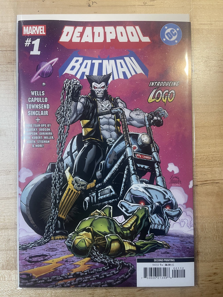 DEADPOOL BATMAN 1 SECOND PRINT RYAN STEGMAN MARVEL COMICS