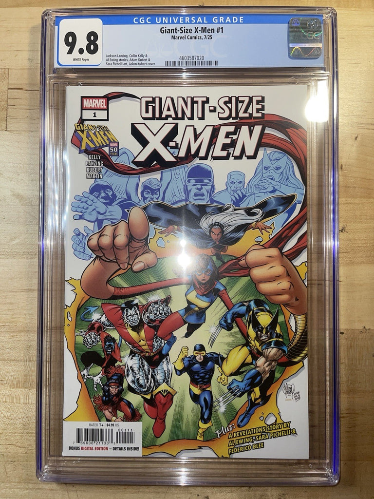 GIANT SIZE X-MEN 1 COVER A  KUBERT CGC 9.8 Marvel Comics 2025