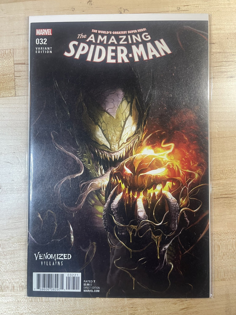 AMAZING SPIDER-MAN 32 MATTINA VENOMIZED VILLAINS VARIANT