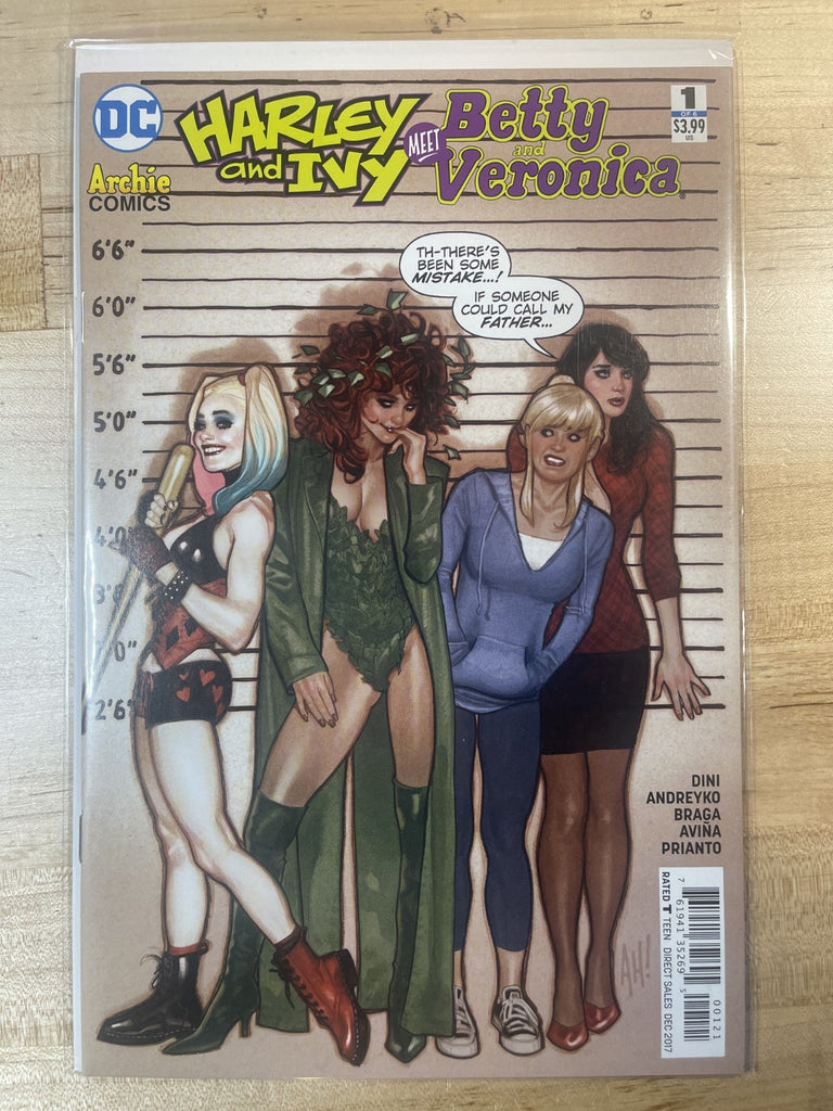 HARLEY AND IVY MEET BETTY AND VERONICA 1 ADAM HUGHES VARIANT