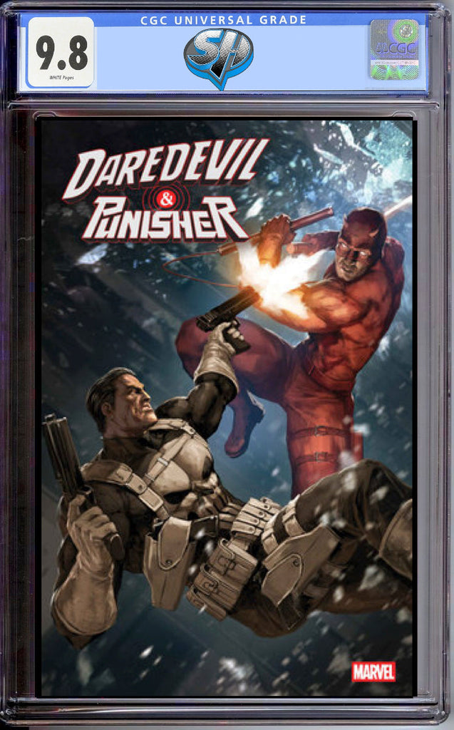 DAREDEVIL/PUNISHER: THE DEVIL'S TRIGGER 2 COVRER A SKAN CGC 9.8 Pre-Sale