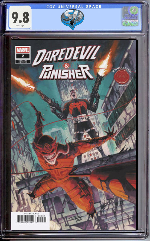 DAREDEVIL/PUNISHER: THE DEVIL'S TRIGGER 2 PERALTA VARIANT CGC 9.8 Pre-Sale
