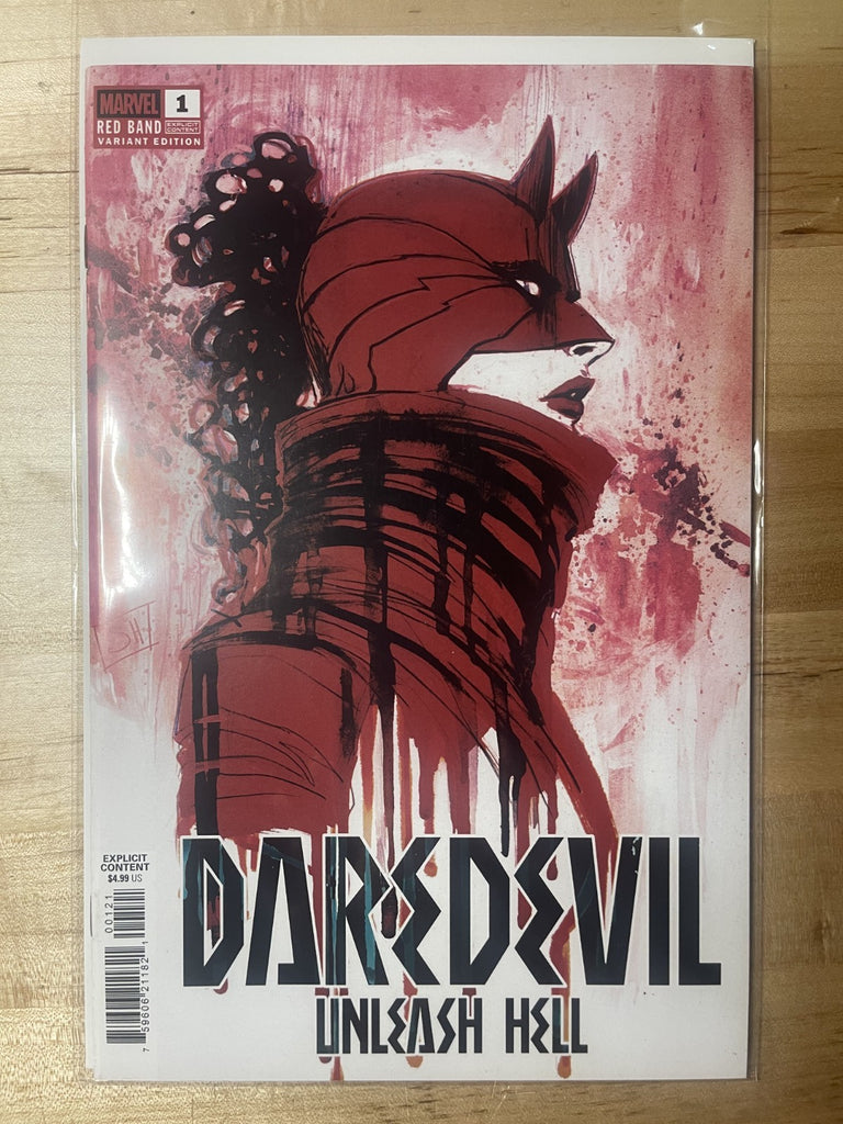 DAREDEVIL UNLEASH HELL RED BAND #1 HANS VARIANT MARVEL COMICS