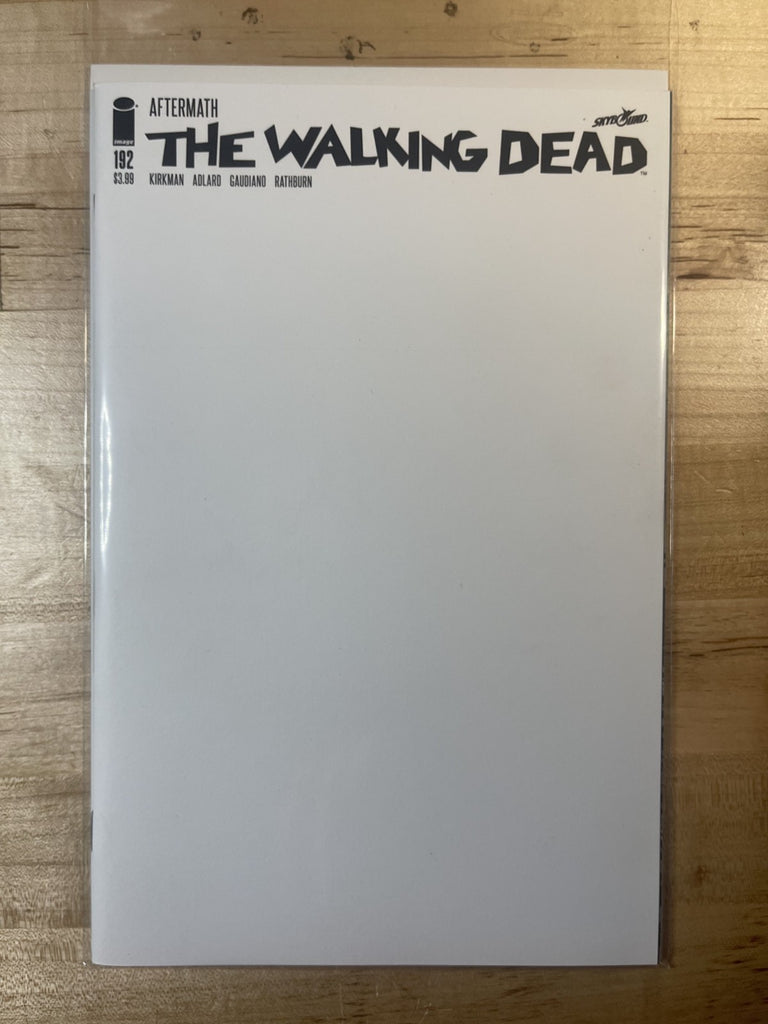 THE WALKING DEAD 192 BLANK SKETCH VARIANT IMAGE COMICS