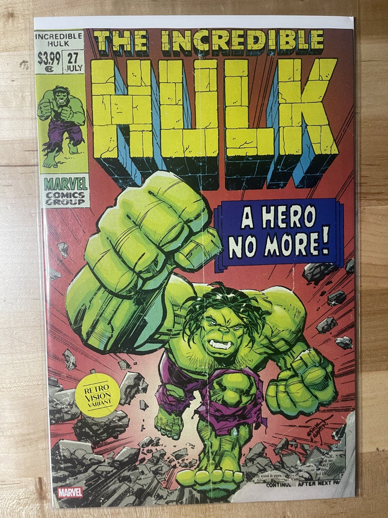 INCREDIBLE HULK 27 ERIK LARSEN VARIANT MARVEL COMICS