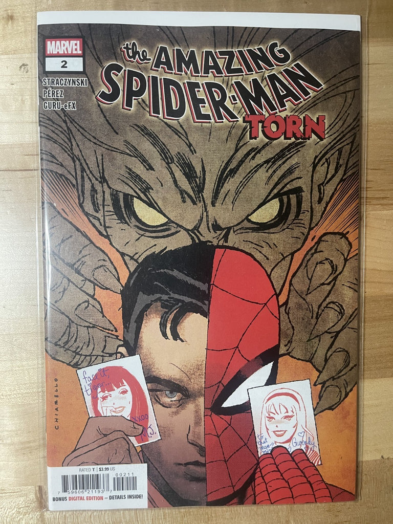 SPIDER-MAN TORN 2 COVER A CHIARELLO MARVEL COMICS
